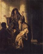 REMBRANDT Harmenszoon van Rijn The Presentation of Jesus in the Temple oil painting